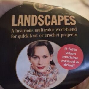 6 Skeins Multicolor Wool-Blend Yarn for Knitting Or Crochet ($5 Ea)